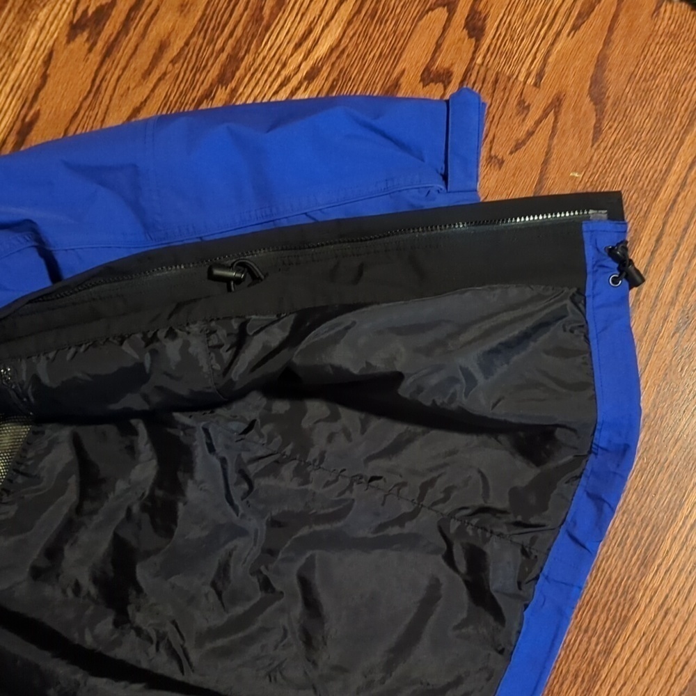 Eddie Bauer Blue/Purple hooded gore-tex zip front long Warm Winter jacket sz M - Picture 9 of 13